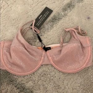 Sparkly pink triangl bikini